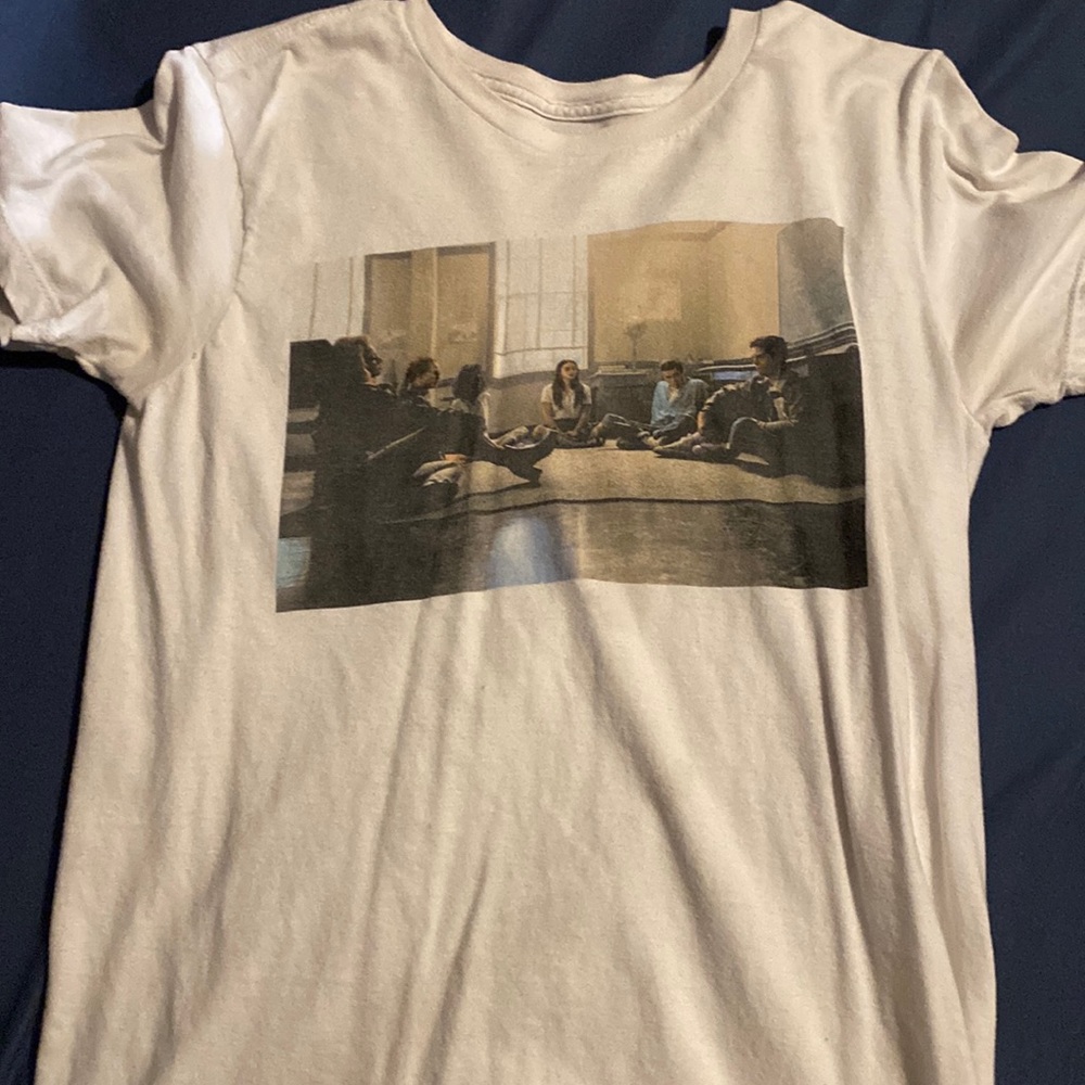 not worn a lot, small stain on the front not very noticeable